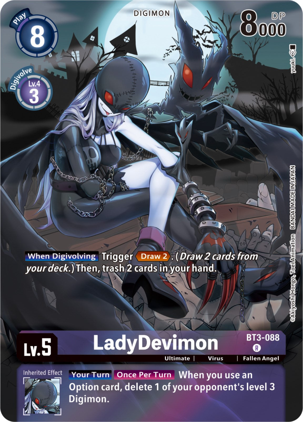 LadyDevimon [BT3-088] (Gift Box 2023) [Release Special Booster Promos] | Black Swamp Games