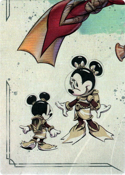 Minnie Mouse - Wide-Eyed Diver Puzzle Insert (Bottom Left) [Rise of the Floodborn] | Black Swamp Games