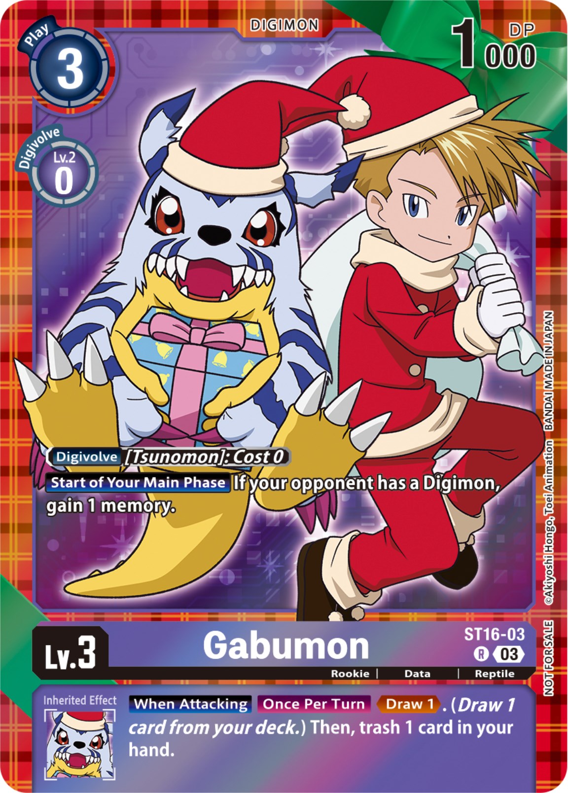 Gabumon [ST16-03] (Winter Holiday 2023) [Starter Deck: Wolf of Friendship] | Black Swamp Games