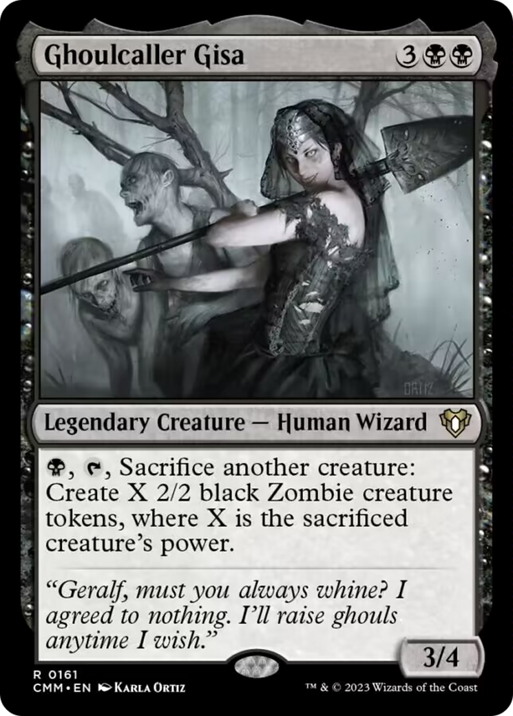 Ghoulcaller Gisa [Commander Masters] | Black Swamp Games