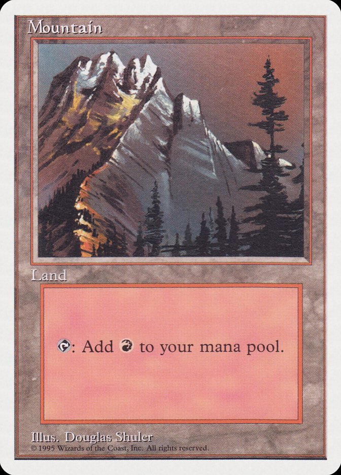 Mountain (Red Sky in the Top Right) [Rivals Quick Start Set] | Black Swamp Games