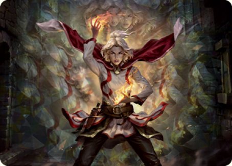 Delina, Wild Mage Art Card [Dungeons & Dragons: Adventures in the Forgotten Realms Art Series] | Black Swamp Games