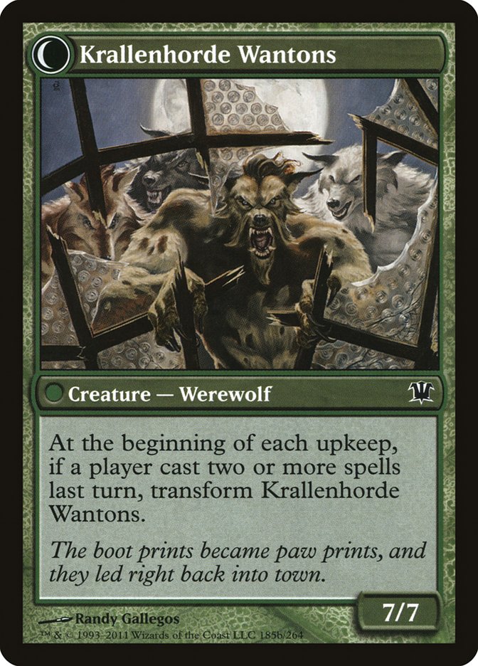 Grizzled Outcasts // Krallenhorde Wantons [Innistrad] | Black Swamp Games