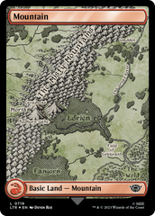 Mountain (719) (Surge Foil) [The Lord of the Rings: Tales of Middle-Earth] | Black Swamp Games