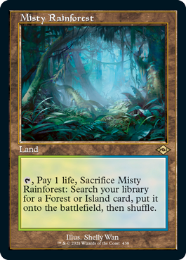 Misty Rainforest (Retro) [Modern Horizons 2] | Black Swamp Games