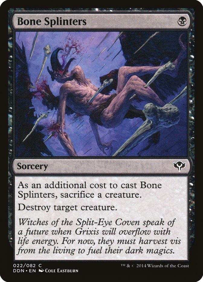 Bone Splinters [Duel Decks: Speed vs. Cunning] | Black Swamp Games