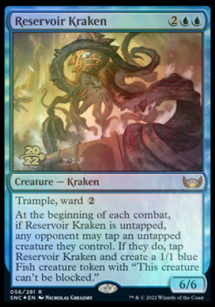 Reservoir Kraken [Streets of New Capenna Prerelease Promos] | Black Swamp Games