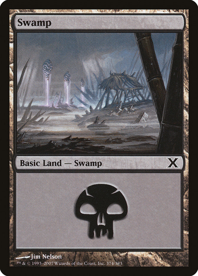 Swamp (374) [Tenth Edition] | Black Swamp Games