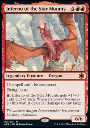 Inferno of the Star Mounts (Promo Pack) [Dungeons & Dragons: Adventures in the Forgotten Realms Promos] | Black Swamp Games