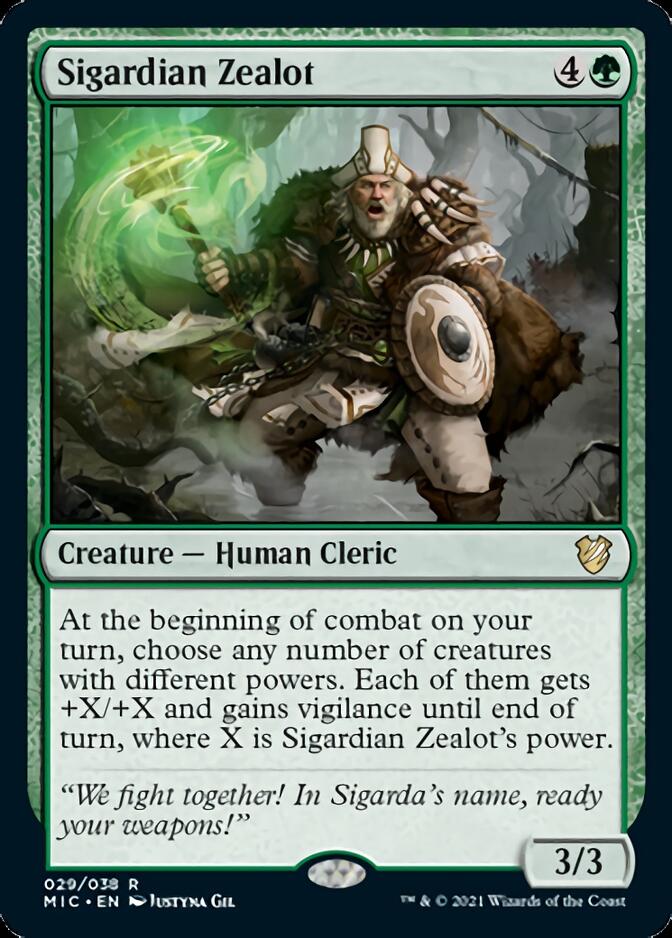 Sigardian Zealot [Innistrad: Midnight Hunt Commander] | Black Swamp Games
