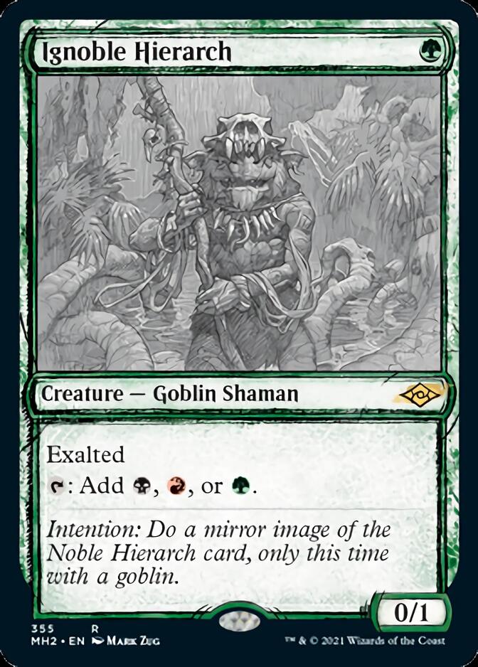 Ignoble Hierarch (Sketch) [Modern Horizons 2] | Black Swamp Games