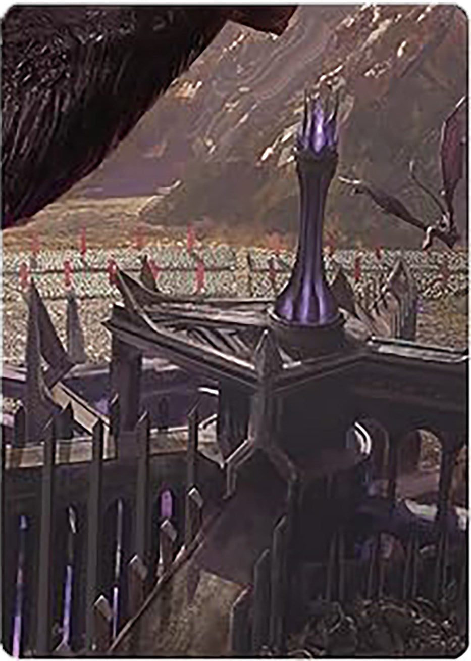 Minas Morgul, Dark Fortress Art Card [The Lord of the Rings: Tales of Middle-earth Art Series] | Black Swamp Games