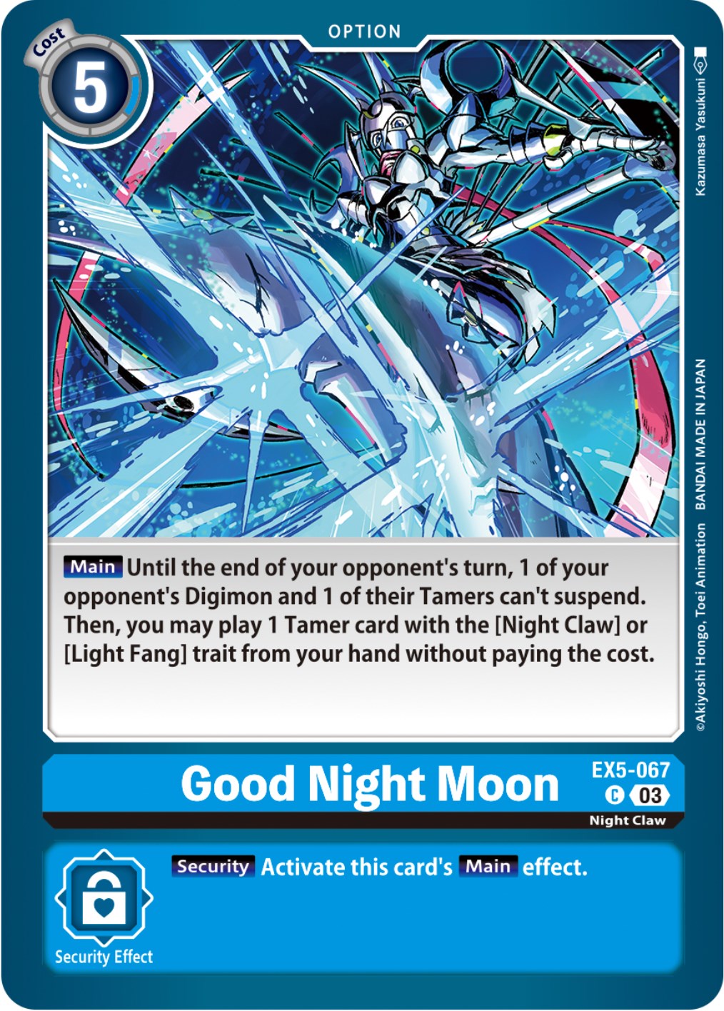 Good Night Moon [EX5-067] [Animal Colosseum] | Black Swamp Games