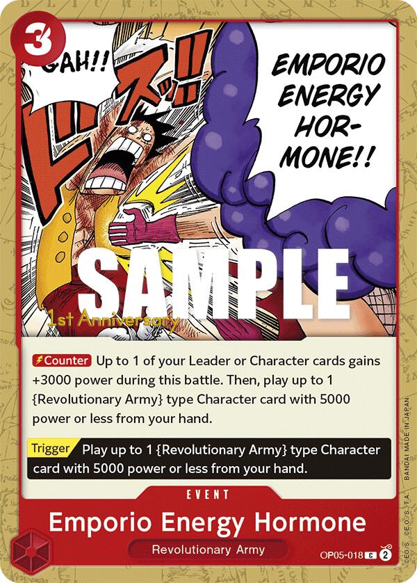 Emporio Energy Hormone [Awakening of the New Era: 1st Anniversary Tournament Cards] | Black Swamp Games