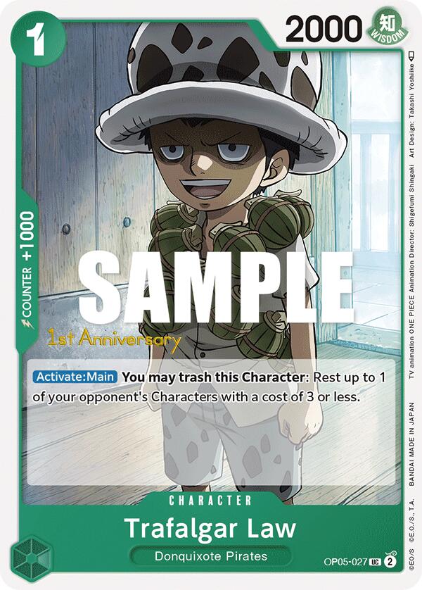 Trafalgar Law [Awakening of the New Era: 1st Anniversary Tournament Cards] | Black Swamp Games