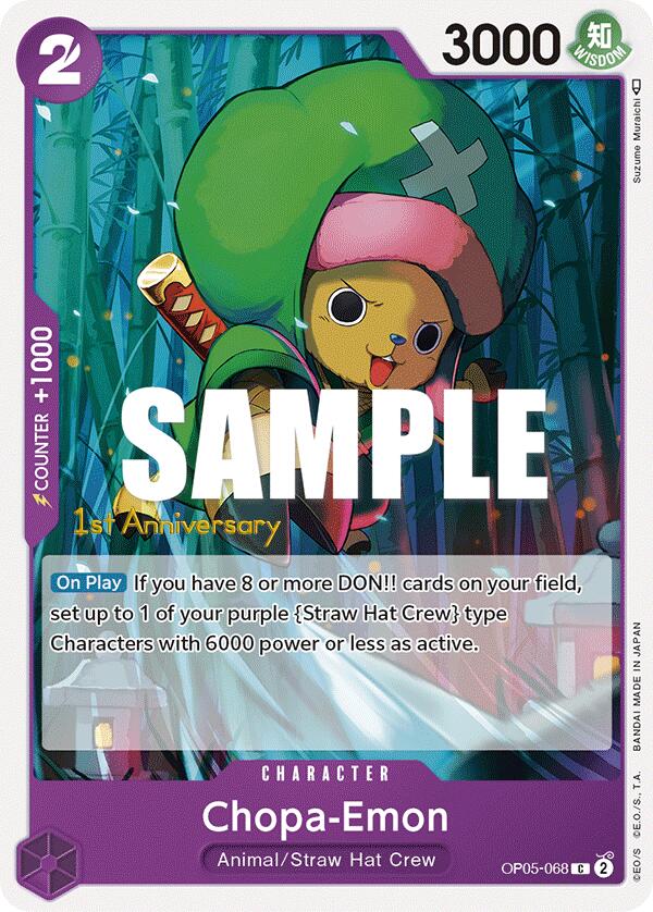 Chopa-Emon [Awakening of the New Era: 1st Anniversary Tournament Cards] | Black Swamp Games