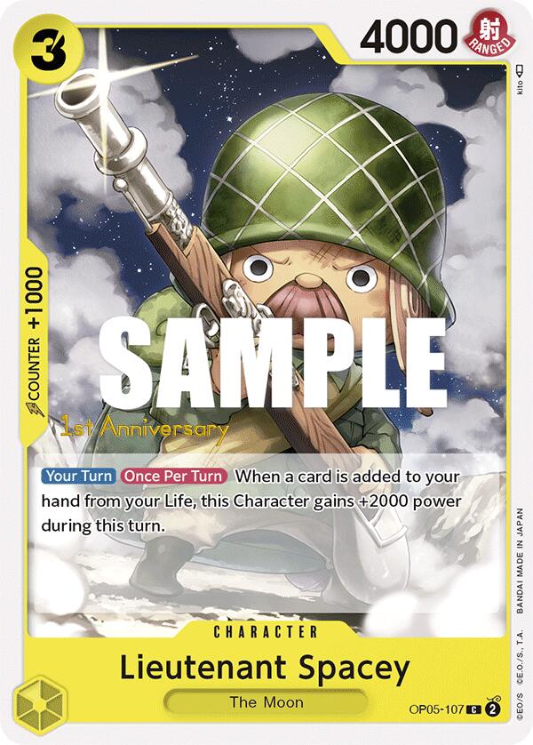 Lieutenant Spacey [Awakening of the New Era: 1st Anniversary Tournament Cards] | Black Swamp Games