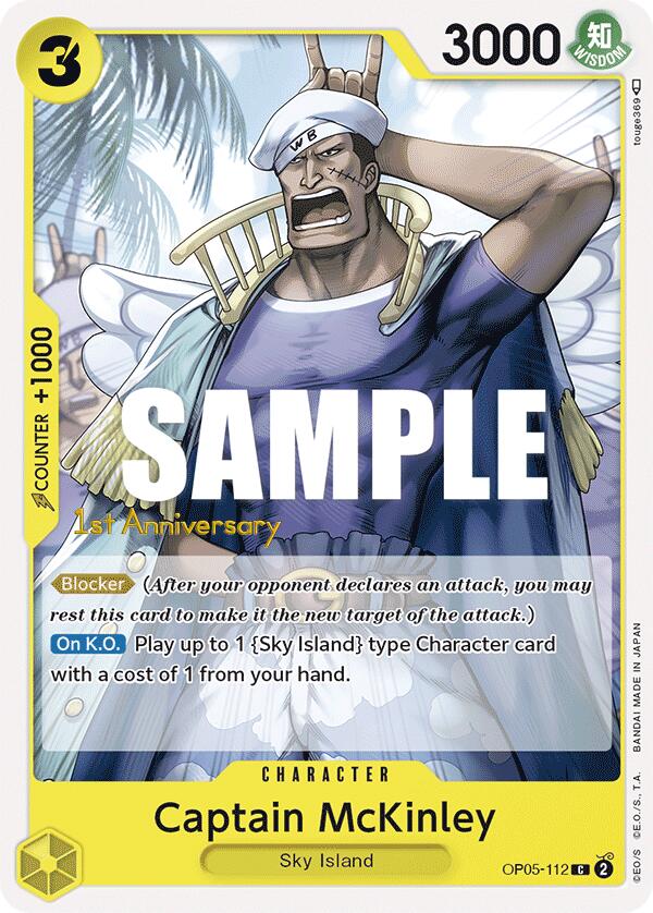 Captain McKinley [Awakening of the New Era: 1st Anniversary Tournament Cards] | Black Swamp Games