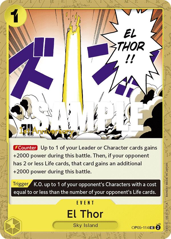 El Thor [Awakening of the New Era: 1st Anniversary Tournament Cards] | Black Swamp Games