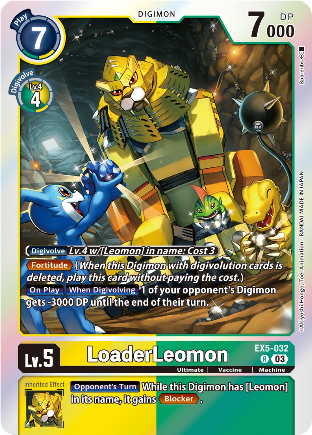 LoaderLeomon [EX5-032] [Animal Colosseum] | Black Swamp Games