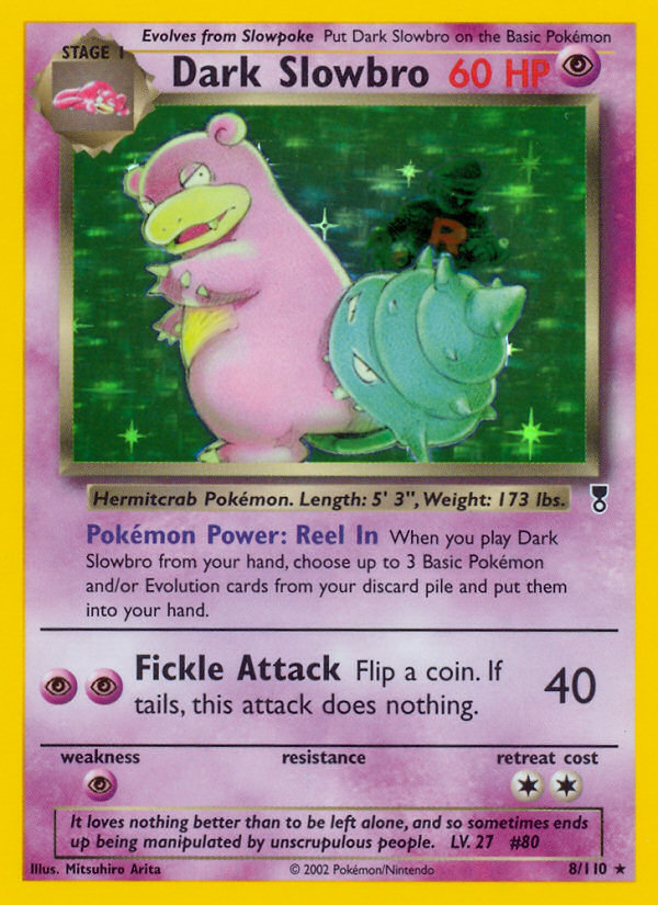 Dark Slowbro (8/110) [Legendary Collection] | Black Swamp Games