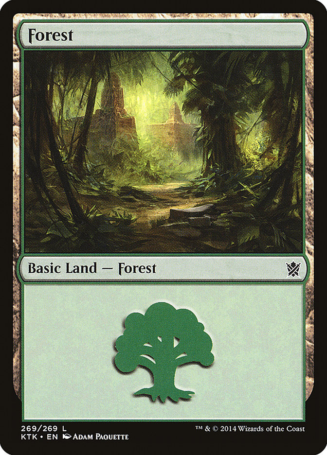 Forest (269) [Khans of Tarkir] | Black Swamp Games