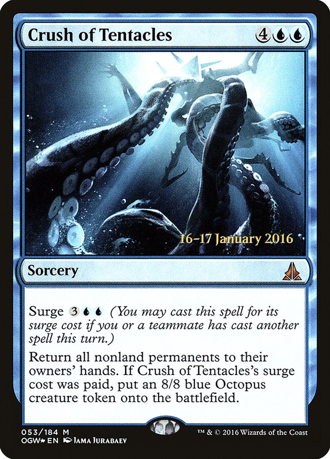 Crush of Tentacles [Oath of the Gatewatch Prerelease Promos] | Black Swamp Games
