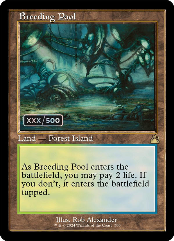 Breeding Pool (Retro) (Serialized) [Ravnica Remastered] | Black Swamp Games
