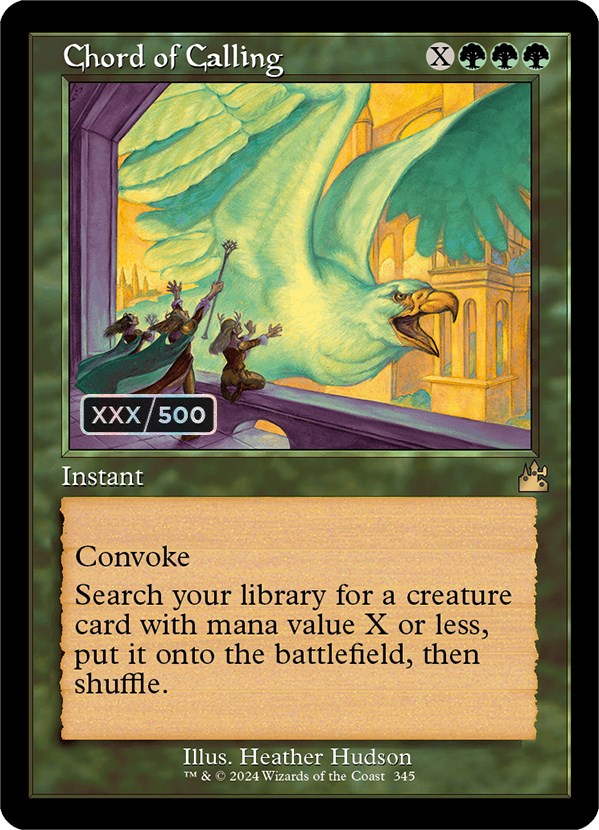 Chord of Calling (Retro) (Serialized) [Ravnica Remastered] | Black Swamp Games