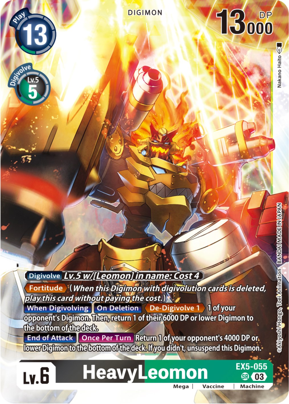 HeavyLeomon [EX5-055] [Animal Colosseum] | Black Swamp Games