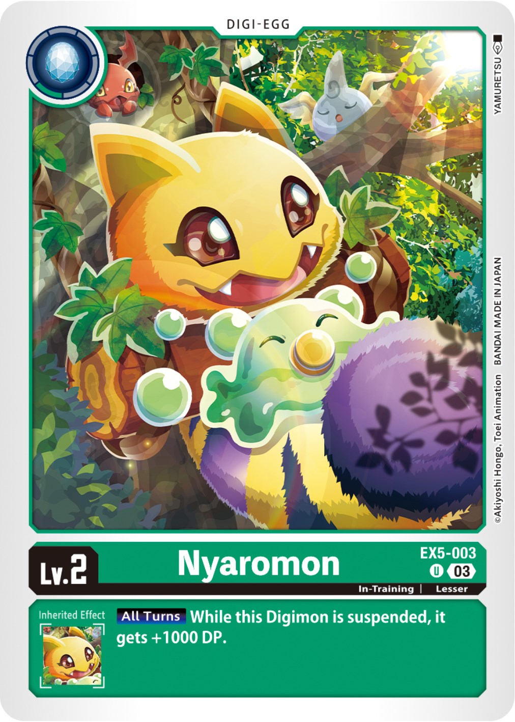 Nyaromon [EX5-003] [Animal Colosseum] | Black Swamp Games