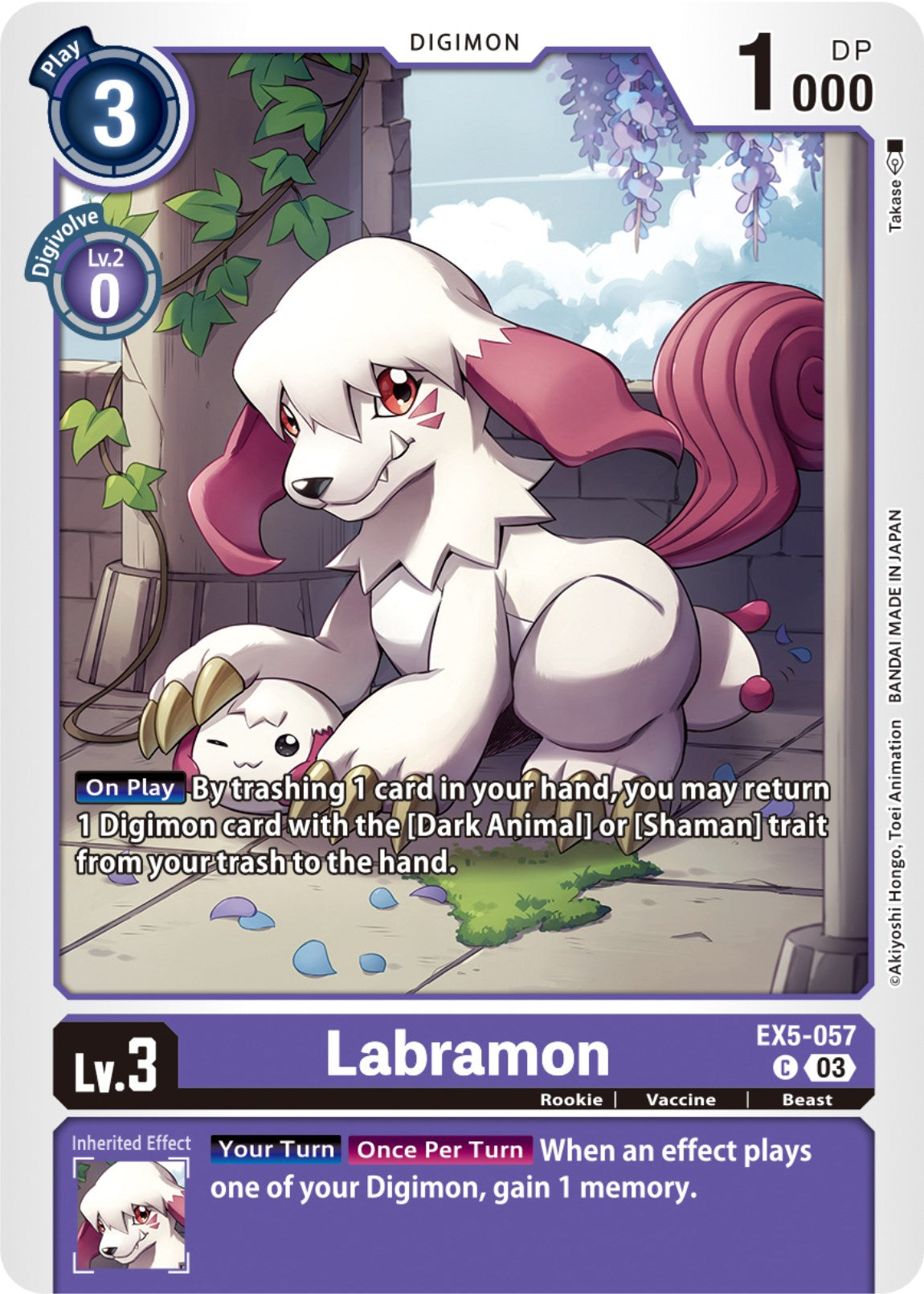 Labramon [EX5-057] [Animal Colosseum] | Black Swamp Games