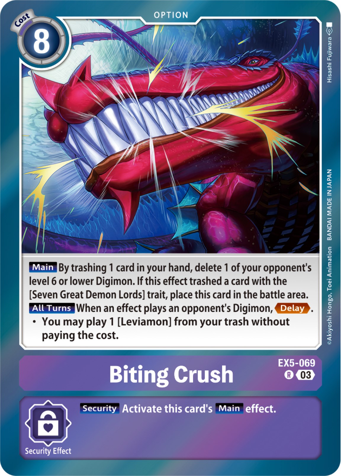 Biting Crush [EX5-069] [Animal Colosseum] | Black Swamp Games
