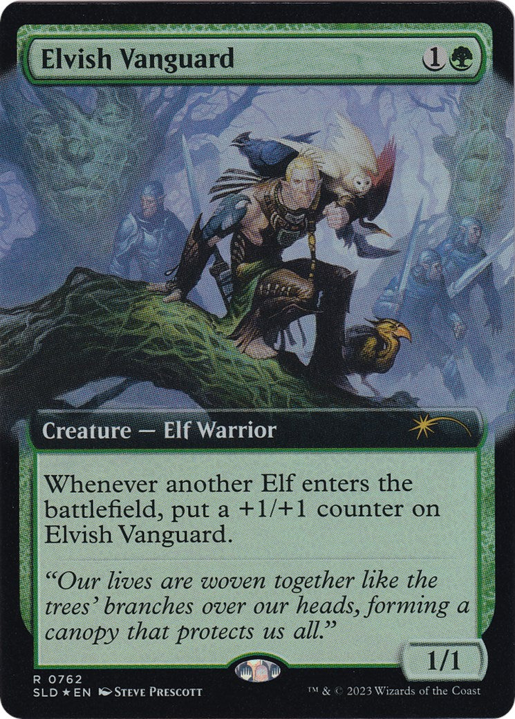 Elvish Vanguard (Extended Art) [Secret Lair Drop Series] | Black Swamp Games