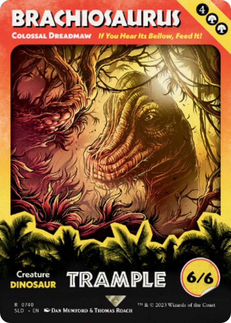 Brachiosaurus - Colossal Dreadmaw [Secret Lair Drop Series] | Black Swamp Games