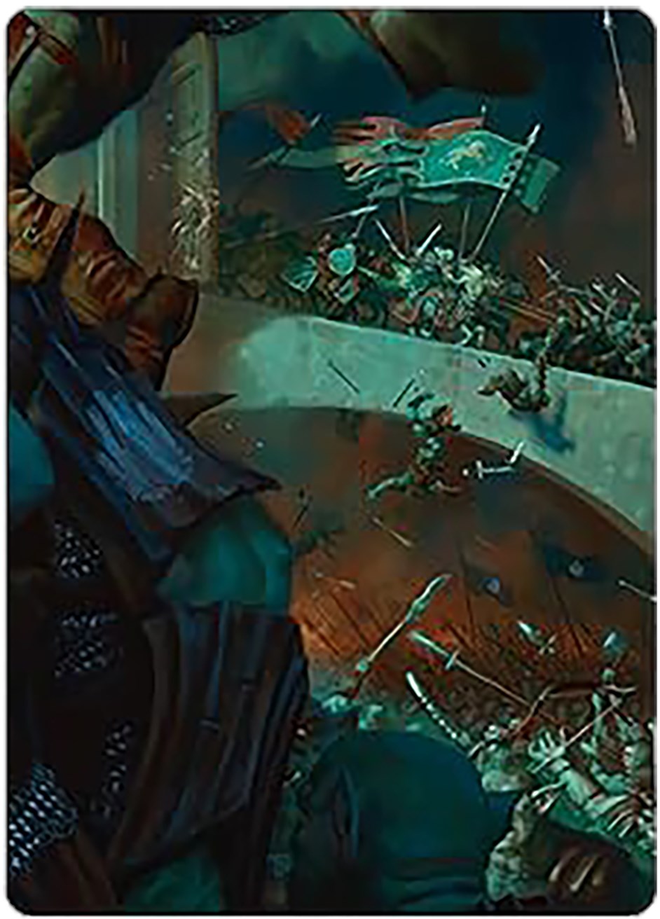 Rohirrim Chargers Art Card [The Lord of the Rings: Tales of Middle-earth Art Series] | Black Swamp Games