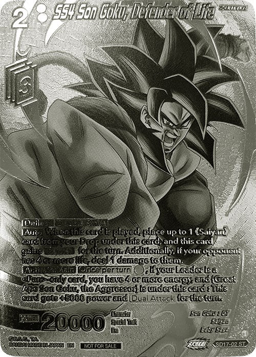 SS4 Son Goku, Defender of Life (2023 Offline Regionals Silver Print) (SD17-02) [Promotion Cards] | Black Swamp Games