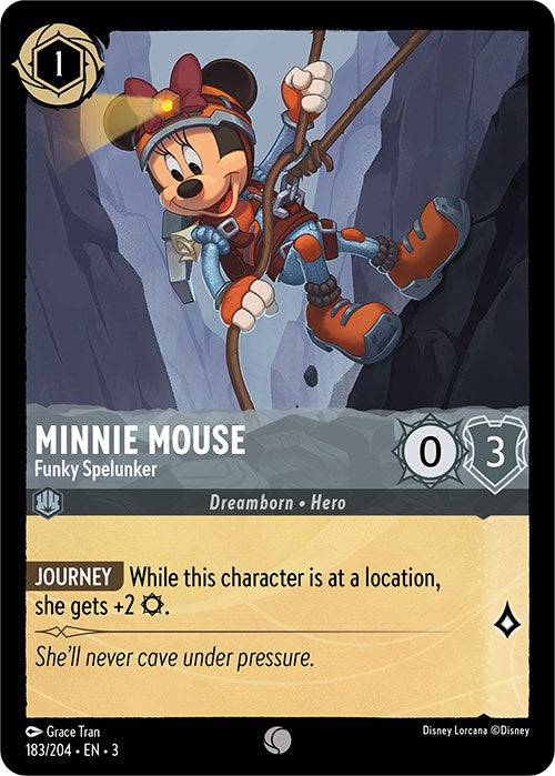 Minnie Mouse - Funky Spelunker (183/204) [Into the Inklands] | Black Swamp Games