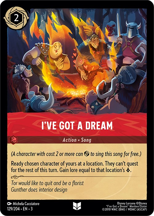 I've Got a Dream (129/204) [Into the Inklands] | Black Swamp Games