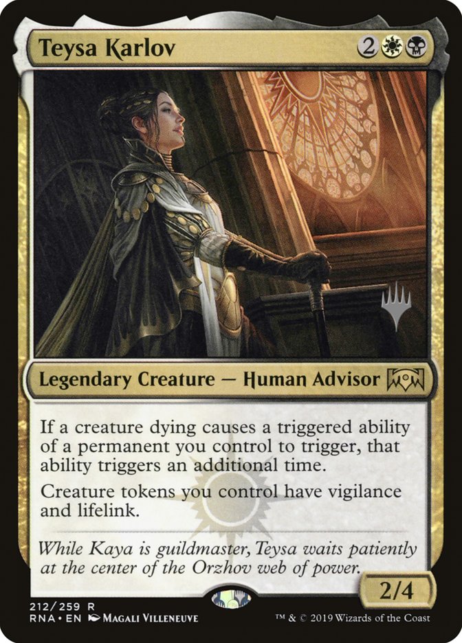 Teysa Karlov (Promo Pack) [Ravnica Allegiance Promos] | Black Swamp Games