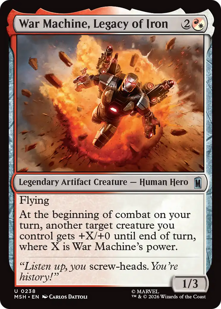 War Machine, James Rhodes [Marvel Super Heroes] | Black Swamp Games
