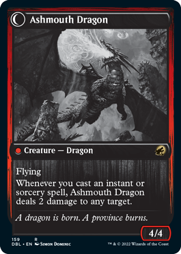 Smoldering Egg // Ashmouth Dragon [Innistrad: Double Feature] | Black Swamp Games