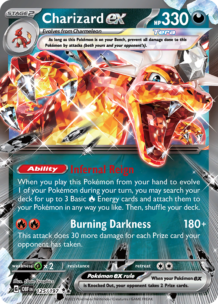 Charizard ex (125/197) [Scarlet & Violet: Obsidian Flames] | Black Swamp Games