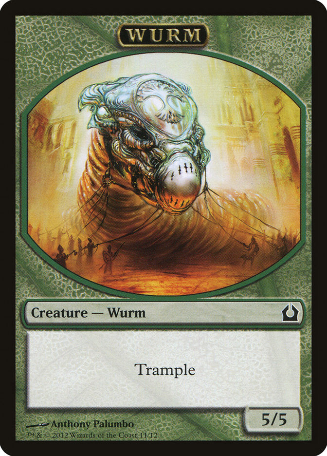 Wurm Token [Return to Ravnica Tokens] | Black Swamp Games