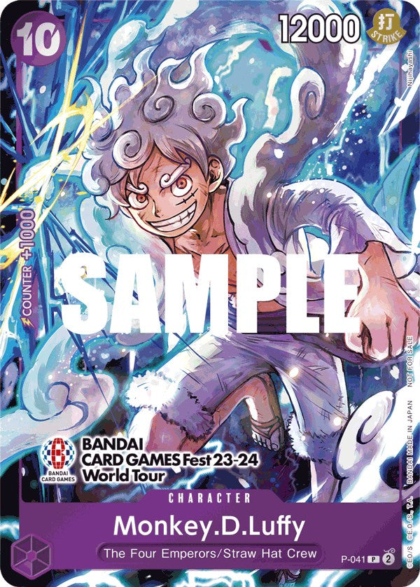 Monkey.D.Luffy (BANDAI CARD GAMES Fest 23-24 World Tour) [One Piece Promotion Cards] | Black Swamp Games