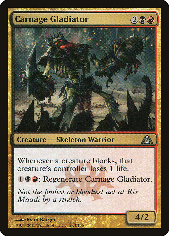 Carnage Gladiator [Dragon's Maze] | Black Swamp Games