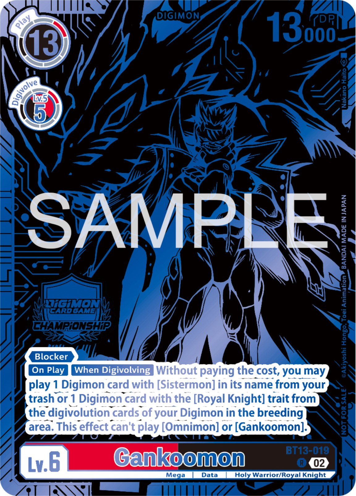 Jesmon (X Antibody) [BT10-016] (2023 Championship Finals 1st Place) [Versus Royal Knights Promos] | Black Swamp Games