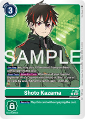 Shoto Kazama [P-133] (Digimon Liberator Promotion Pack) [Promotional Cards] | Black Swamp Games