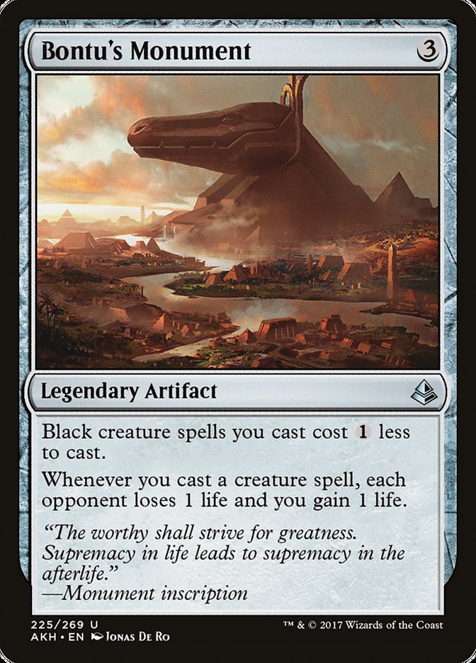 Bontu's Monument [Amonkhet] | Black Swamp Games