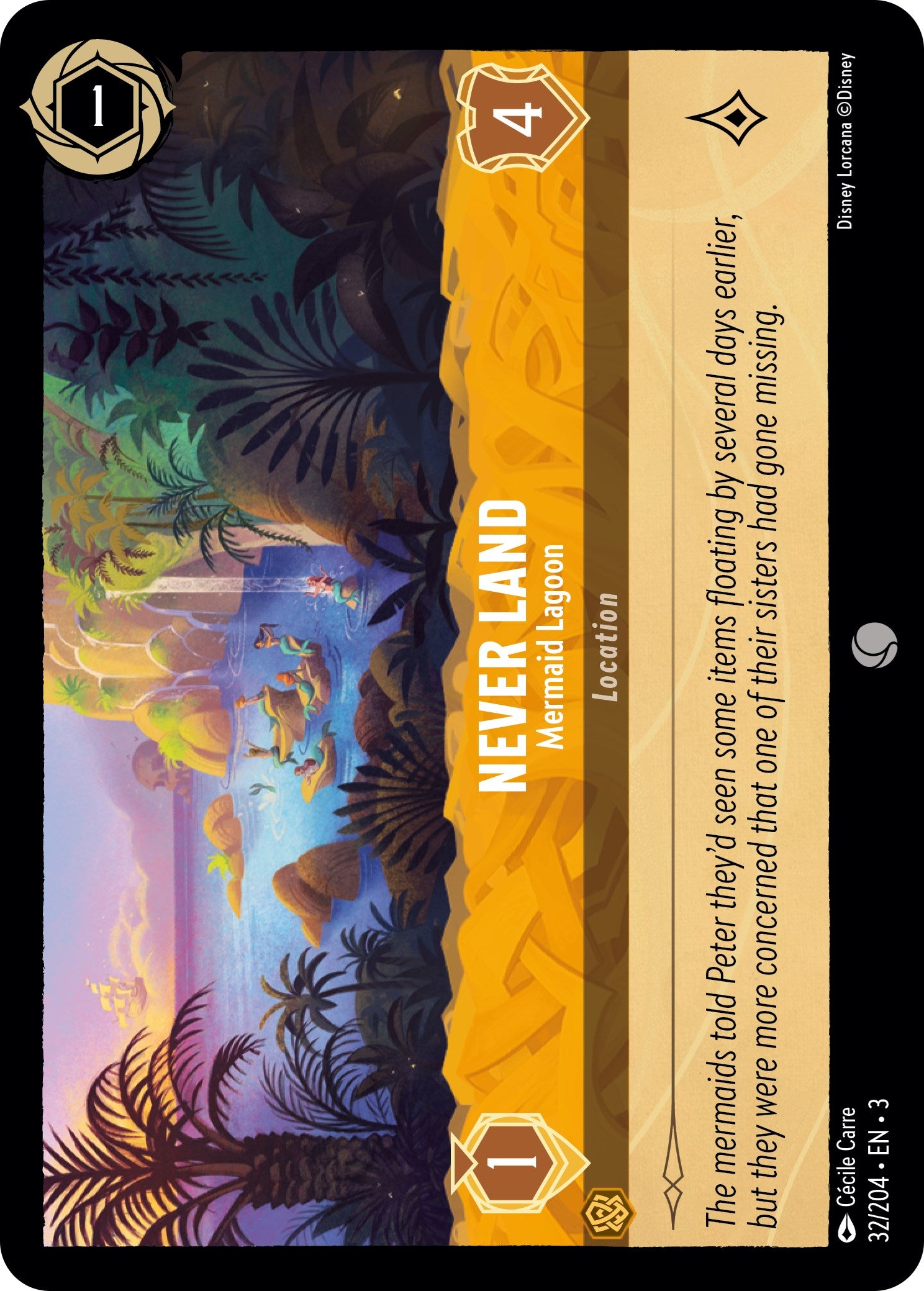 Never Land - Mermaid Lagoon (32/204) [Into the Inklands] | Black Swamp Games